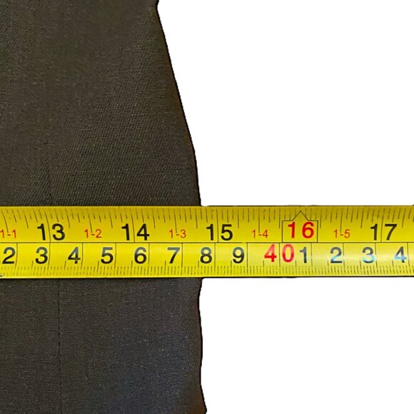 Vintage KL by Carl Lagerfeld 80s linen and wool blazer jacket, olive,, rare - Picture 11 of 16